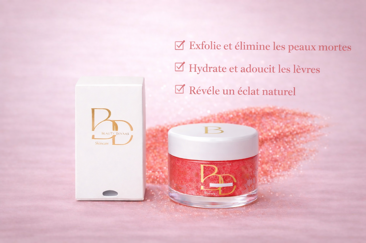 Gommage Lèvres Rose – Beauty Divaas